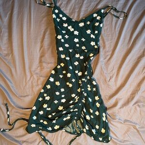 LA hearts Floral Green Dress mini dress